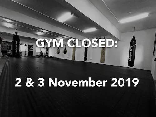 Gym closed announcement